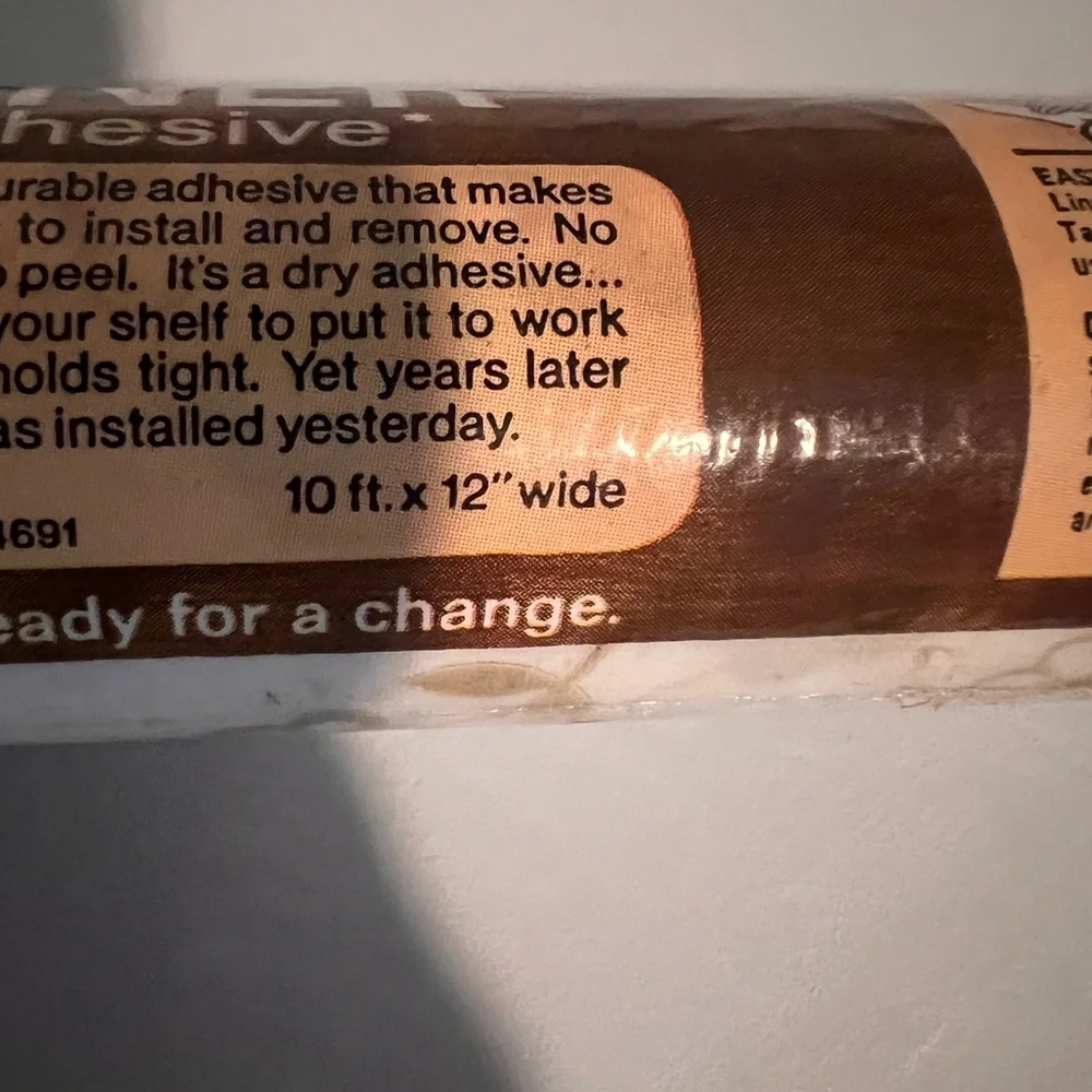 Rubbermaid Shelf Liner NEW Vintage 1978 Item 1607 10ft x 12